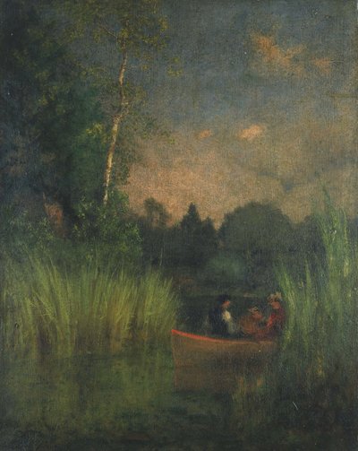 Abenddämmerung im Schilf (Alexandria Bay) von George Inness